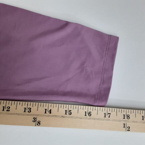 LOGO Lori Goldstein Waterfall Long Line Duster Cardigan Lavender Purple 1XP NWT - Picture 11 of 11